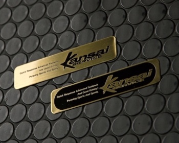 Kansai Service - Pinstripe Emblem & Stickers