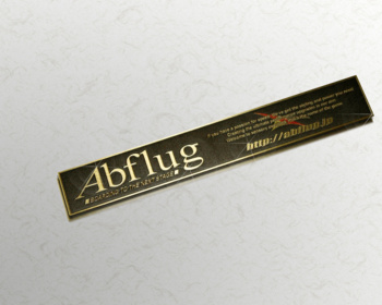 Abflug - Emblems