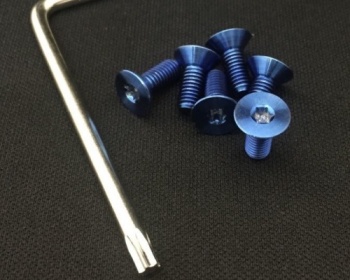 - Car Make T&E - Vertex Steering Titanium Torx Bolt Set