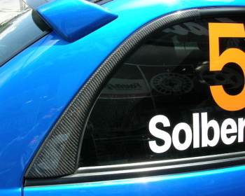 Launsport - Carbon C Pillar Cover for Subaru GD (sedan)