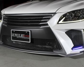 LS460 - USF40 - Front Bumper Spoiler - Construction: FRP - Colour: Unpainted - BP-JLDSS-LS-FBS