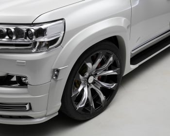 Land Cruiser - URJ202W - Over Fenders for ZX - Construction: FRP - Colour: Unpainted - WSL-URJ202WL-OF