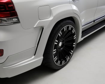 Land Cruiser - URJ202W - Over Fenders for ZX - Construction: FRP - Colour: Unpainted - WSL-URJ202WL-OF