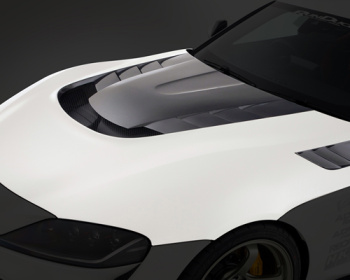 Supra A90 RZ - DB02 - Cooling Bonnet - with Duct Cover - Construction: Carbon - Colour: Clear Finish - VBTO-140