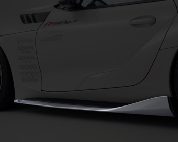 Supra A90 RZ - DB02 - Side Under Skirts - Construction: Carbon - Colour: Clear Finish - VATO-303