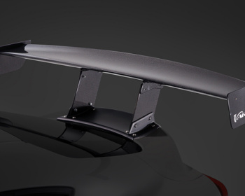 Supra A90 RZ - DB02 - GT Wing for Street II (1530mm) + Mounting Brackets for GR Supra - Construction: Carbon - Colour: Black Gel Coat Finish - VATO-306