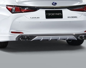 ES300h - AXZH10 - Rear Diffuser - Construction: Resin (PPE) - Colour: Black (212) ... C0 - Colour: Graphite Black Glass Flake (223) ... C1 - Colour: Sonic Quartz (085) ... A1 - Colour: White Nova Glass Flake (083) ... A0 - MS343-33009-##