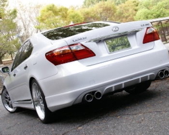 LS460 - USF40 - Rear Under Spoiler - Construction: FRP - Colour: Unpainted - LEX-LSF45-RUS