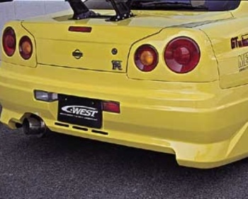 Skyline GT-R - BNR34 - C-West - Nissan SKYLINE GT-R BNR34 Rear Bumper