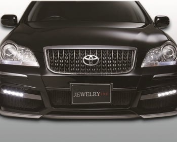 Majesta - UZS186 - Front Bumper Spoiler - Construction: FRP - Colour: Unpainted - BP-JLPS-UZS18#-FBS