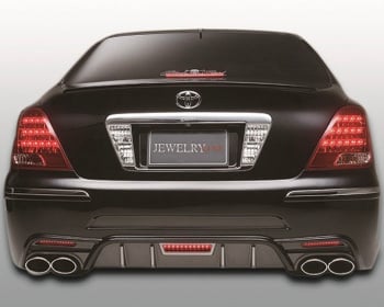 Majesta - UZS186 - Rear Bumper Spoiler - Construction: FRP - Colour: Unpainted - BP-JLPS-UZS18#-RBS