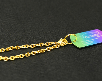 Top Secret - Titanium Key Chain - Dog Tag Type
