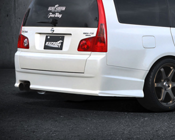 Stagea - M35 - Rear Bumper Spoiler - Construction: FRP - Colour: Unpainted - FDAFK-M35E-RBS