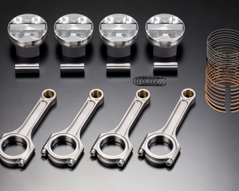 Toda - K24A High Comp Forged Piston / I Section Connecting Rod KIT