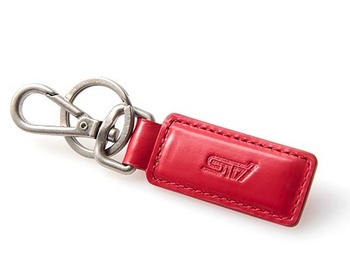 STI - Leather Key Ring