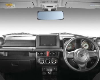 Carmate - Jimny Rear View Mirror & Cover 300SR Blue Mirror