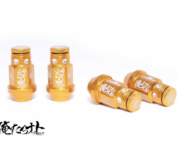  - Colour: Gold - Thread: M12xP1.25 - Length: 40mm - 326P-WNMCCS-1.25-GD