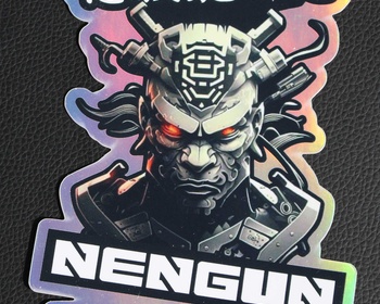 Nengun - Cyborg Samurai Sticker