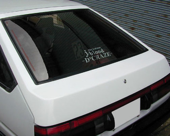 J-Blood  - AE86 Trueno Rear Hatch Street FRP (3 doors) (Front/Late)