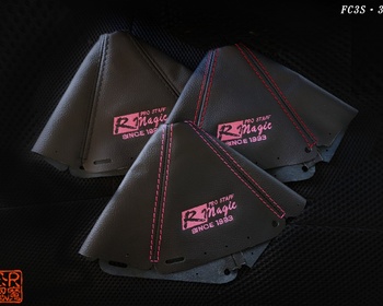 R Magic - FC Genuine Leather Shift Boots (Logo Embroidery)