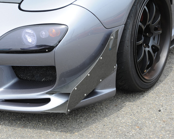 Fujita Engineering - AFFLUX Canards (for Front Bumper Ver.2 and Ver.2 Type R only)