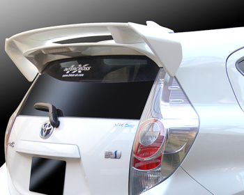 Aqua - NHP10 - Rear Wing Ver.2 - For vehicles equipped with a large spoiler - Construction: FRP - Colour: Unpainted - BCIHNP12-RWV2