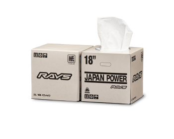 RAYS - Wheel Package Tissue Box 24S