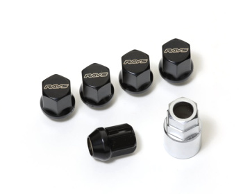 RAYS - 19HEX L31 M12 Nut & Lock 5H Set