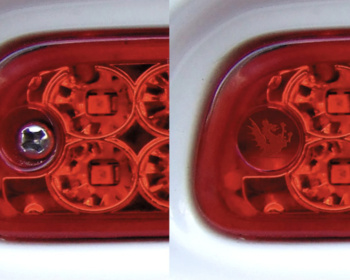 Universal - Blow Design - LED Rear Fog Light & Cosmetic Pin