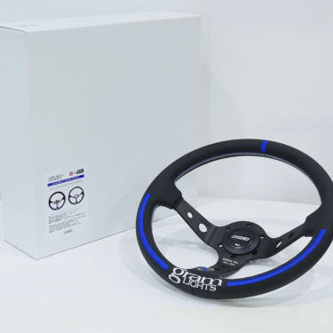 RAYS - RAYS x VERTEX gramLIGHTS Blue Steering Wheel