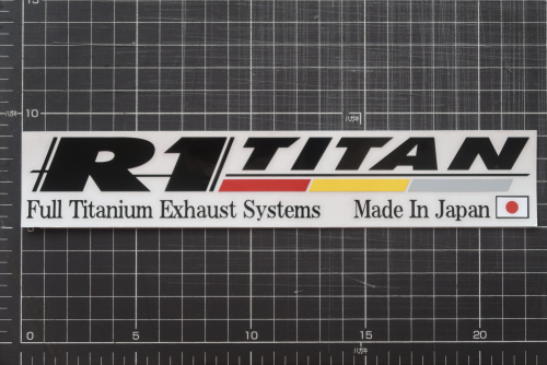 R1 Titan - R1TITAN Racing Muffler Sticker