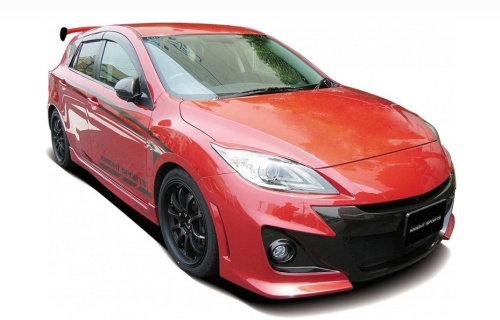 Knight Sports - Front Bumper Spoiler for AXELA