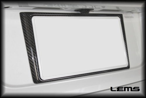 Lems - Carbon Rear Number Plate Frame