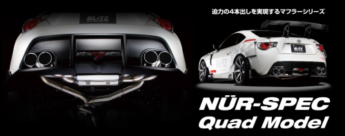 Blitz - NUR-SPEC VS Quad Exhaust System