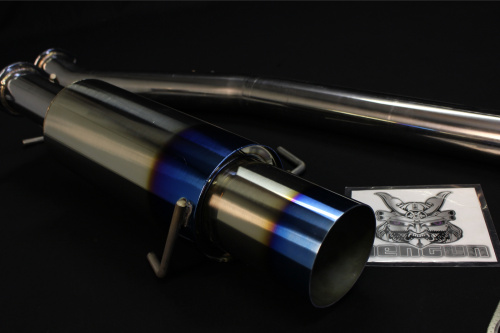 Be Free - Stainless Steel Muffler with Titanium Colour