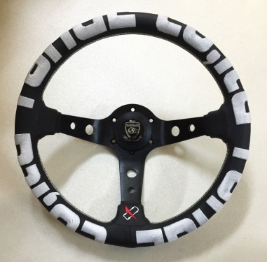 Car Make T&E - Vertex - Steering Wheel - TE WHITE - 330mm