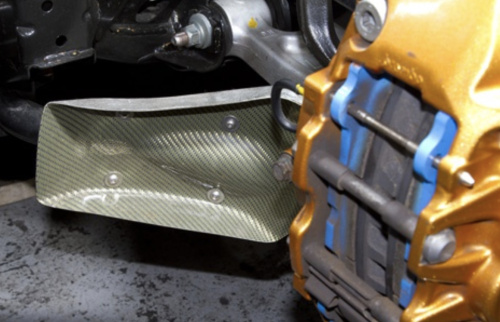 Top Secret - Carbon Brake Air Guide for R35