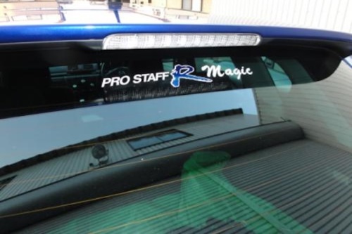 R Magic - PRO STAFF R Magic Rear Window Sticker