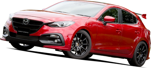 Knight Sports - Front Bumper Spoiler for Axela (BM)