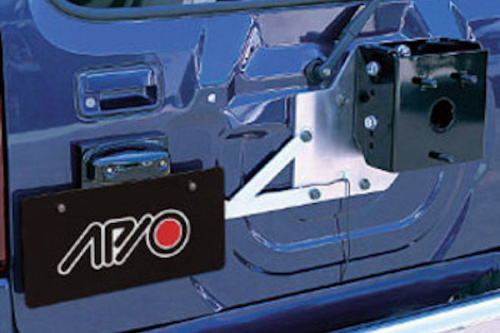 APIO - Spare Tire & Number Plate Relocation Kit