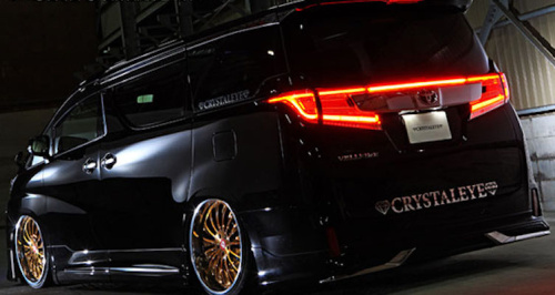 Crystaleye - Vellfire/Alphard Fiber LED Tail Lamp 5 Piece Set