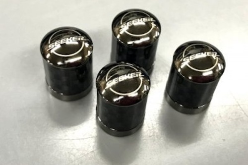 Seeker - Real Carbon Air Valve Caps