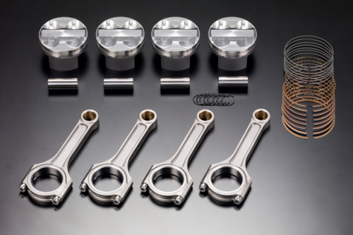 Toda - K24A High Comp Forged Piston / I Section Connecting Rod KIT