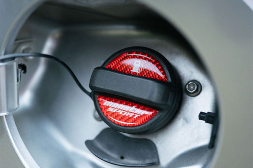 Monster Sport - Fuel Cap Garnish - Carbon Style