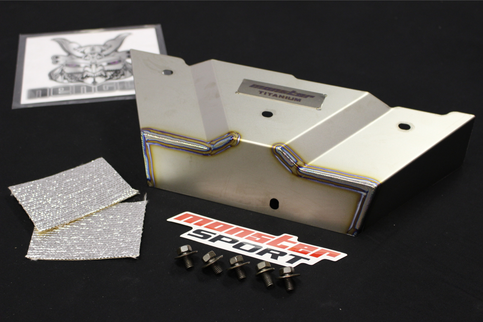 Monster Sport - Titanium Heat Shield - Nengun Performance