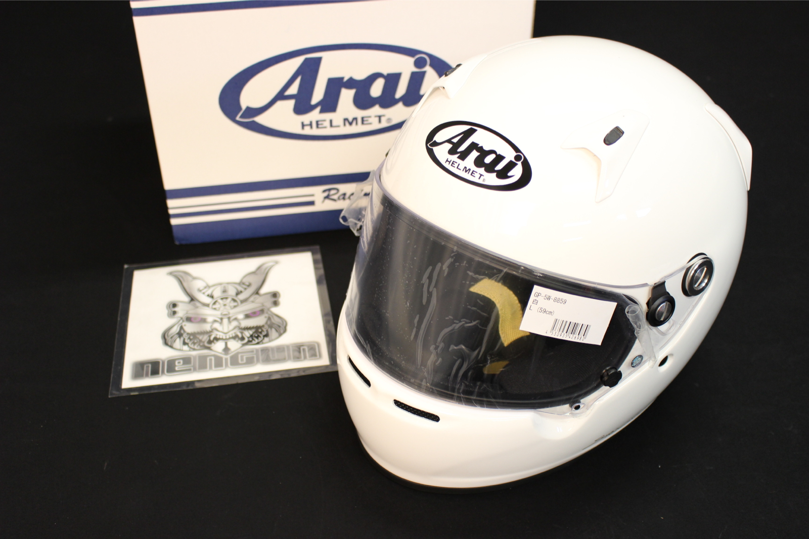 Arai Arai GP-Jet/F w/ HANS anchors White XS SA2010 Car Racing Helmet 5056020177999 