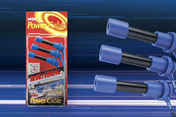 NGK Power Cable 34M ランエボⅨ MIVEC ct9a NGK Power Cable Spark Plug Wire Set - CT9A CT9W - RHDJapan