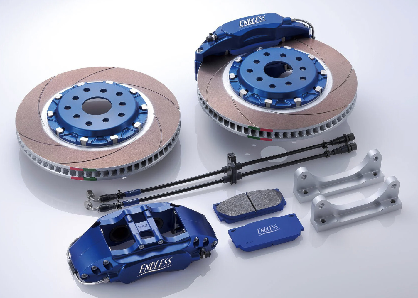 ENDLESS 4POT SYSTEM INCH UP KIT フロント用 ホンダ フィット RS GE8用 (ECZ4UGE8) ENDLESS（エンドレス） ENDLESS 4POT SYSTEM INCH UP KIT フロント用