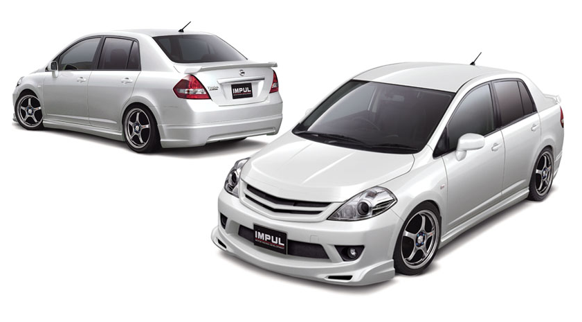 Обвес ниссан тиида. Nissan Tiida Impul. Impul Nissan Tiida Latio. Ниссан Тиида Латио 2008. Nissan Tiida Nismo.