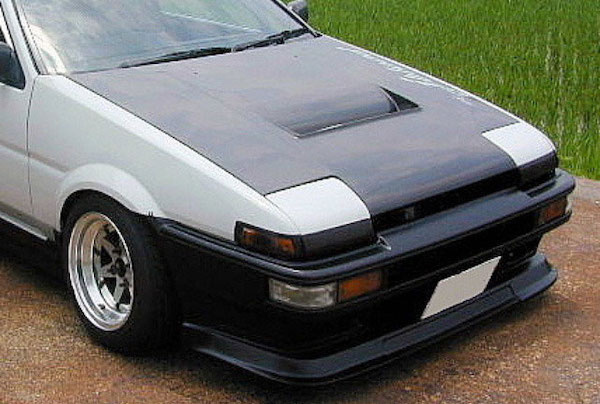 AE86 サイドステップ トレノ レビン FRP エアロ 前期⁄後期 モール 純正
